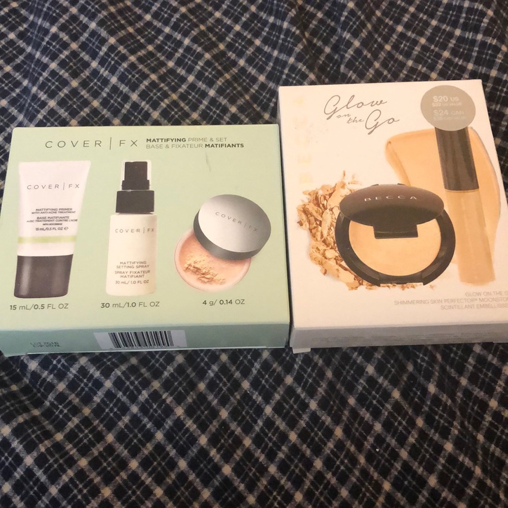 Becca and cover fx sets